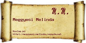 Meggyesi Melinda névjegykártya