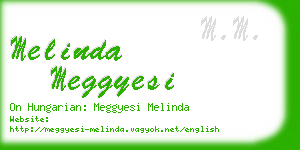 melinda meggyesi business card